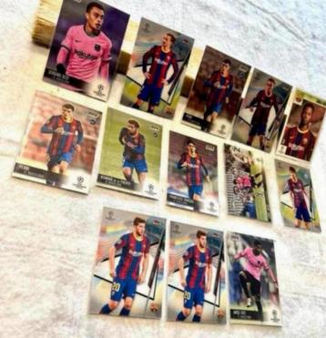 2020-21 Topps Champions League Barcelona - 13 STUKS - Chrome beschikbaar voor biedingen