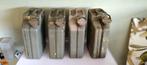 4x militaire jerrycans 20 liter sea groen, Ophalen of Verzenden, Landmacht, Nederland, Kist of Geocache