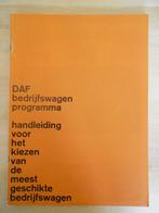 DAF Programma Brochure 1964 2600 DO Kikker Torpedo Oplegger, Ophalen, Zo goed als nieuw, Overige merken, DAF