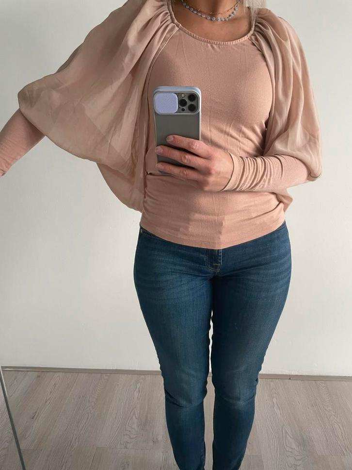 Supertrash longsleeve, Kleding | Dames, Tops, Zo goed als nieuw, Maat 36 (S), Roze, Lange mouw, Ophalen of Verzenden