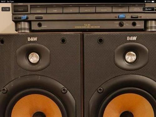 Let op! Een deukje in een metaldôme hoor je altijd!, Audio, Tv en Foto, Luidsprekers, Gebruikt, Front, Rear of Stereo speakers