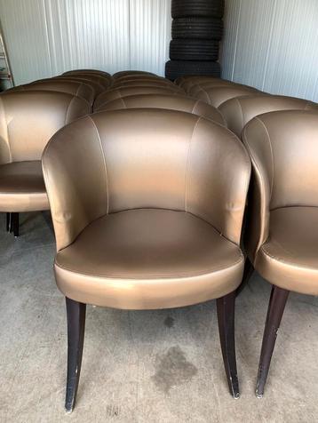 Fauteuils goud kleur 19 stuks  beschikbaar voor biedingen