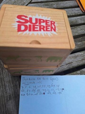 Superdieren AH actie 2011 en 2012 beschikbaar voor biedingen