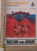 Vintage sticker ATARI spelcomputer logo merk Swordquest, Ophalen of Verzenden, Zo goed als nieuw, Overige typen