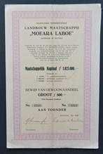 Landbouw Mij. Moeara Laboe (Koffie/Ned.Indie) - Batavia 1929, Verzenden, 1920 tot 1950, Aandeel