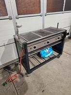 Professionele Hoeks BBQ Rolé 3 - Ideaal Voor Evenementen, Hoeks, Zo goed als nieuw, Gas barbecue bakplaat, Propaan lavagrill
