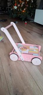 Little Dutch Blokkenkar, Ophalen, Zo goed als nieuw, Duw- of Trekspeelgoed