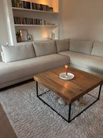 Prachtige eiken salontafel, vierkant, Huis en Inrichting, Tafels | Salontafels, Ophalen, 50 tot 100 cm, Zo goed als nieuw, Minder dan 50 cm