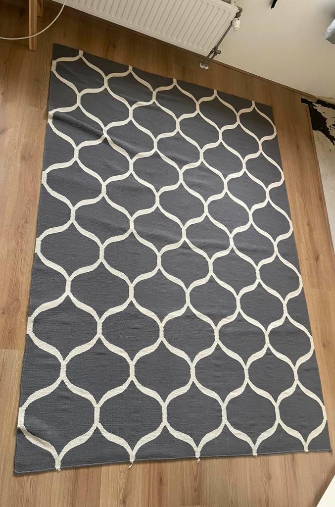 Wollen IKEA kleed 170x240 Stockholm 2017, Huis en Inrichting, Stoffering | Tapijten en Kleden, Gebruikt, 150 tot 200 cm, 200 cm of meer