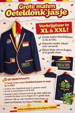 Grote maten Oeteldonk jassen XL & XXL – direct carnavalproof, Carnaval, Overige maten, Ophalen of Verzenden, Zo goed als nieuw