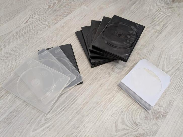 Lege DVD en CD hoesjes, Computers en Software, Beschrijfbare discs, Nieuw, Dvd, Ophalen of Verzenden