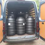 Zwarte Tonnen Vaten Ton Tonnen., 150 liter of meer, Ophalen, Zo goed als nieuw