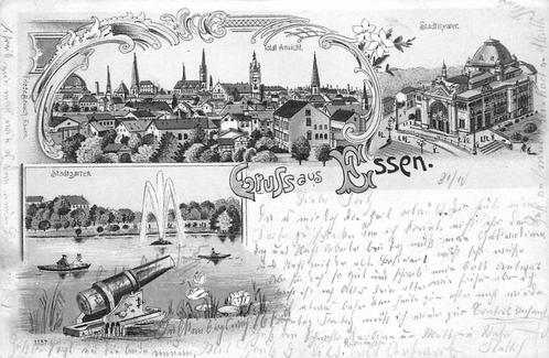 (379-151-011) Essen Litho, Verzamelen, Ansichtkaarten | Buitenland, Duitsland, Verzenden