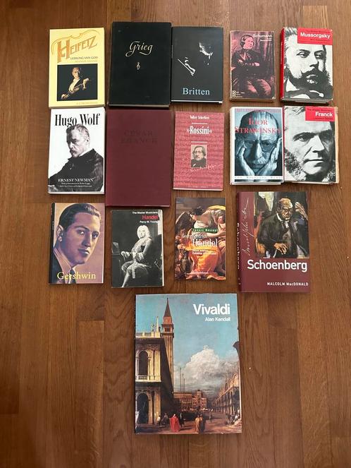 Klassieke componisten verzameling collectie boeken, Boeken, Partijen en Verzamelingen, Zo goed als nieuw, Ophalen of Verzenden