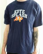 Blauw shirt met toffe opdruk, Ophalen of Verzenden, Zo goed als nieuw, Blauw
