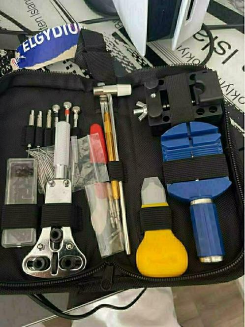 Horloge reparatieset 148-delig compleet batterij vervangen, Sieraden, Tassen en Uiterlijk, Antieke sieraden, Overige typen, Zilver