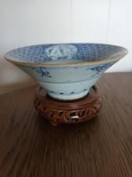 Antieke Chinees blauw-witte Porseleinen kom - Qinghua kom, Ophalen of Verzenden