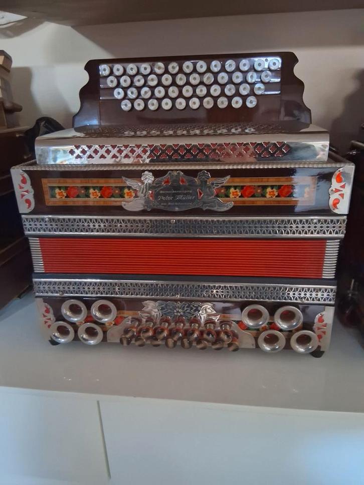 Steirische Harmonika ADGC Müller - Prachtig!, Muziek en Instrumenten, Accordeons, Ophalen of Verzenden