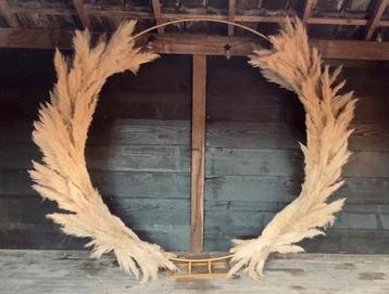 Unieke Pampas Backdrop - 2.20x2.20m - Te Koop! beschikbaar voor biedingen