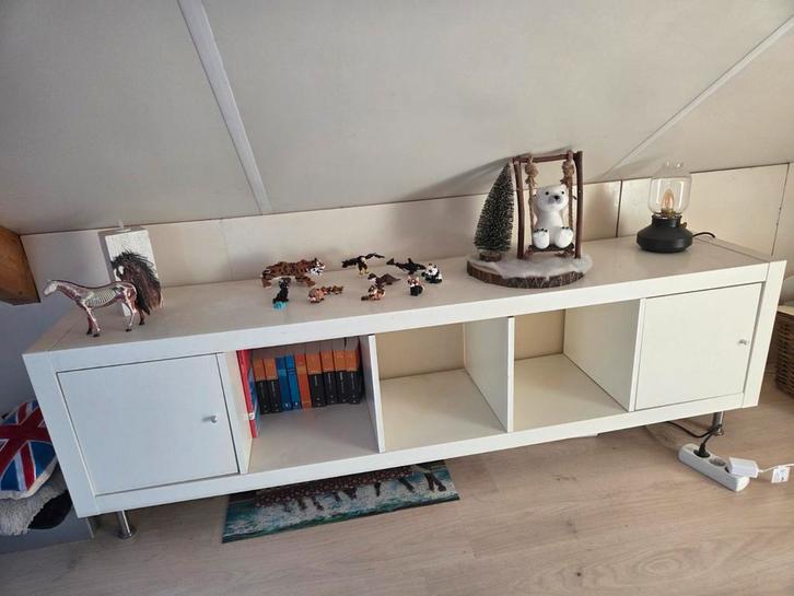 Ikea Kallax kast, Huis en Inrichting, Kasten | Televisiemeubels, Gebruikt, Minder dan 100 cm, 100 tot 150 cm, 25 tot 50 cm, Kunststof