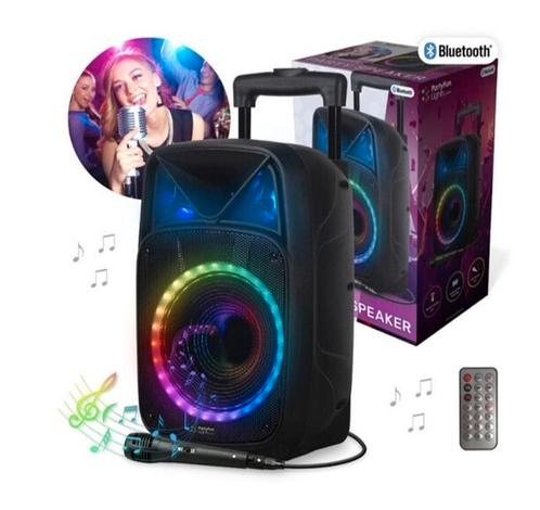 Bluetooth-Karaokeset  met feestverlichting [NIEUW IN DOOS], Audio, Tv en Foto, Karaoke-apparatuur, Nieuw, Complete set, Ophalen of Verzenden
