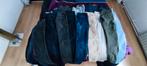 Diverse damesjeans - blauw, zwart en grijs. Cargo is beige ., Ophalen, Blauw, Overige maten, Ltb