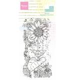 Marianne Design zonnebloem Mm1648 Art stempel -, Ophalen of Verzenden, Nieuw, Clearstamp