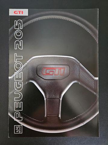 Brochure Peugeot 205 GTi 1991 beschikbaar voor biedingen