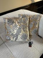 Golden Jungle kussens met papegaaienmotief, Ophalen, Overige kleuren, Vierkant, Nieuw