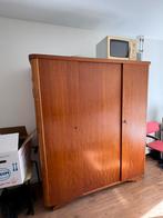 Mid century modern teak kledingkast, Ophalen, Gebruikt, 50 tot 75 cm, 150 tot 200 cm