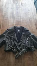 Leuk nep leren jasje van Zara kleur groen, Zara, Ophalen of Verzenden, Zo goed als nieuw, Maat 34 (XS) of kleiner