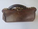 Oude brocante lederen dokterstas, Ophalen of Verzenden