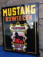 Emaille reclamebord Mustang Rijwielen Assen, Verzamelen, Merken en Reclamevoorwerpen, Ophalen of Verzenden, Zo goed als nieuw