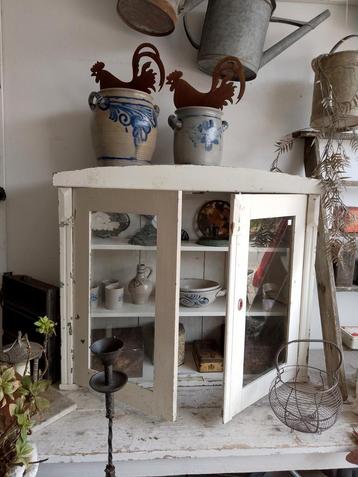 Brocante spiegels kastjes decoratie  beschikbaar voor biedingen