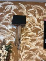 4x Driftwood designlampen – uniek hout met zwarte kap, Ophalen, Zo goed als nieuw