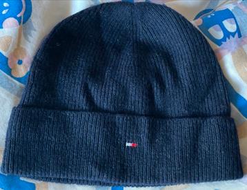 Tommy Hilfiger muts 100% lamswol blauw origineel beschikbaar voor biedingen