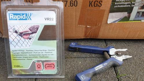 Rapid FP20 hekwerktang + 300 geplastificeerde hogringen VR22, Tuin en Terras, Planten | Struiken en Hagen, Minder dan 100 cm, Ophalen of Verzenden