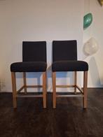 Barkrukken 2 stuks, Huis en Inrichting, Barkrukken, Ophalen, Met voetsteun, 60 tot 90 cm, Zo goed als nieuw