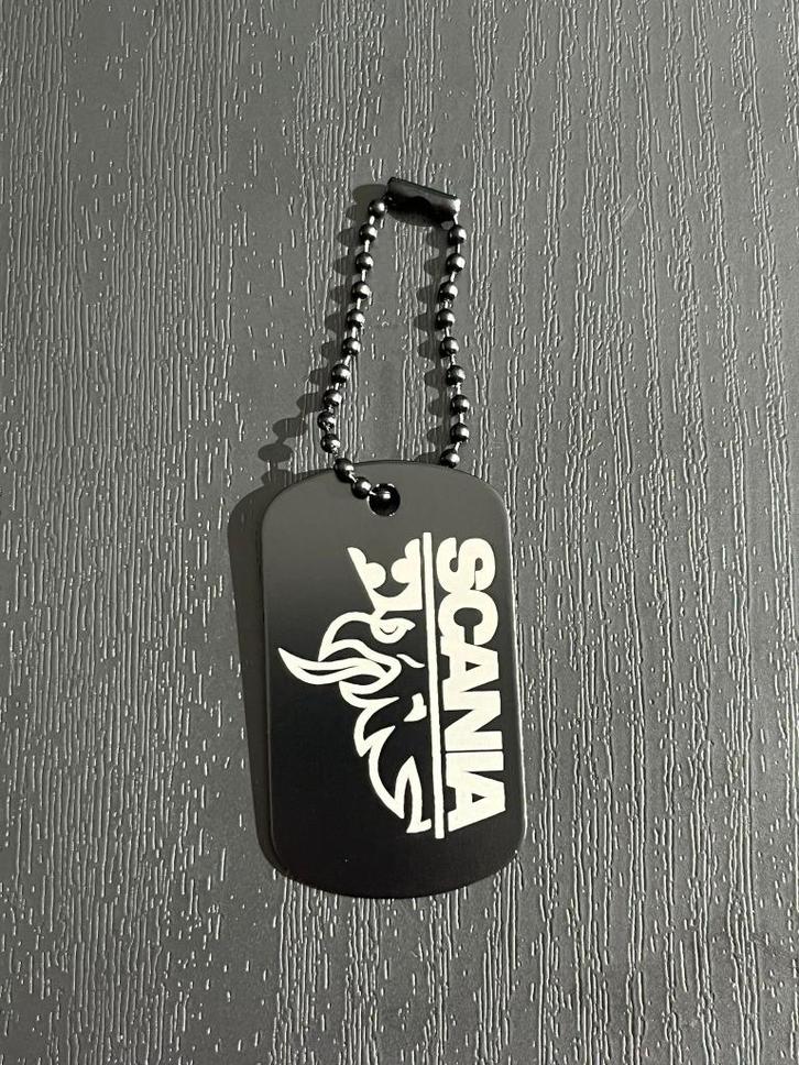 Scania sleutelhanger metaal zwart vrachtwagen trucker, Verzamelen, Sleutelhangers, Nieuw, Merk, Ophalen of Verzenden