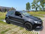 Volkswagen Polo 1.2 TSI 66KW 2015 Zwart, Auto's, Euro 5, Stof, Beige, 4 cilinders