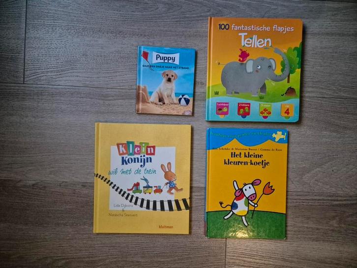 Marianne Busser - Het kleine kleurenkoetje + klein konijn, Boeken, Kinderboeken | Baby's en Peuters, Zo goed als nieuw, Ophalen of Verzenden