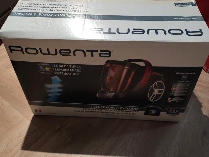 Rowenta Silence Force Cyclonic Stofzuiger, Witgoed en Apparatuur, Stofzuigers, Gebruikt, Stofzuiger, Reservoir, Ophalen of Verzenden