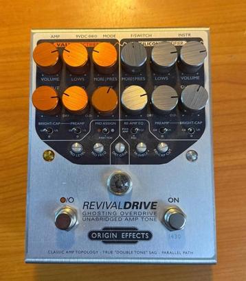 Origin Effects Revivaldrive beschikbaar voor biedingen