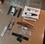te koop 11 x horlogebanden, Sieraden, Tassen en Uiterlijk, Horloges | Heren, Ophalen, Zo goed als nieuw, Staal, Overige merken