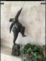 Bronzen Sculpture Dansende vrouw op sokkel, Ophalen of Verzenden