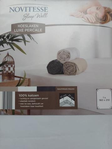 hoeslakens 160 x 210 Nieuw !! beschikbaar voor biedingen