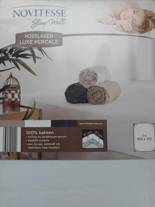 hoeslakens 160 x 210 Nieuw !!, Huis en Inrichting, Slaapkamer | Beddengoed, Nieuw, Hoeslaken of Sloop, Tweepersoons, Wit, Ophalen