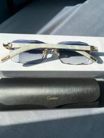 Cartier buffs met diamond cut, Zonnebril, Wit, Zo goed als nieuw, Ophalen