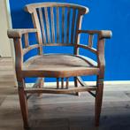 Vintage Teak Stoel met Armleuningen, Huis en Inrichting, Stoelen, Ophalen, Bruin, Vintage, Zo goed als nieuw
