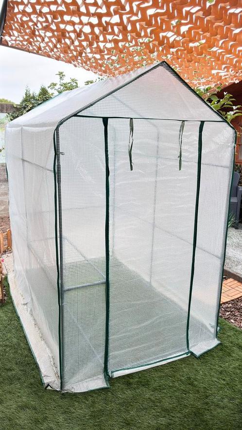 Tectake broeikas/ kweekkas, Tuin en Terras, Kassen, Gebruikt, Kweekkas, Plastic, Overige materialen, Ophalen
